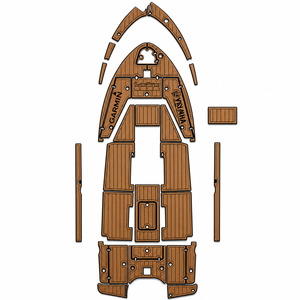 Kit Tappetino in Schiuma EVA per Console Centrale Barca Mako 21LTS, Pavimentazione Marina Antiscivolo con Area per Logo Personalizzato - Product Image 1