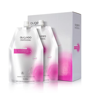 Crema Alisadora de Cabello Augeas de 800ml X2 de Larga Duración para Todo Tipo de Cabello con Aroma Agradable - Product Image 1