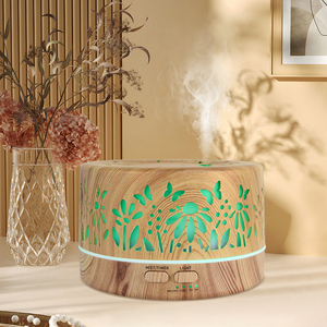 Dropshipping Sản Phẩm <span class=keywords><strong>2025</strong></span> Xách Tay 500Ml Độ Ẩm Không Khí Siêu Âm Khuếch Tán Hương Thơm LED Bảy Màu Đèn Tinh Dầu Khuếch Tán - Product Image 1