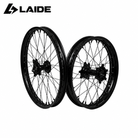 Set Roda Aluminium 7050T Anodized Sur Ron Ultra Bee 21x1.6 18x2.15, Part Upgrade Sepeda Listrik Off-Road, Part Pengganti Sepeda Motor