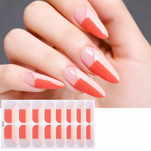 Autocollants pour ongles à 16 doigts, vente chaude, style européen et américain, 3D, enveloppants, imperméables, poudre onyx, <span class=keywords><strong>film</strong></span> brillant pour ongles, directement de l'usine - Product Image 6