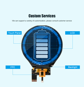 Mô Đun Hiển Thị Màn Hình Lcd Tròn <span class=keywords><strong>Ips</strong></span> 3.4 Inch, Màn Hình Amoled Tròn 800X800 - Product Image 6