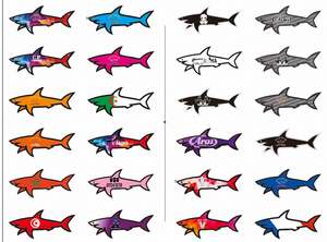 26 Autocollants PVC imperméables Paul Et Shark à motif animalier, impression UV, vernis brillant, nouveauté très vendue, décorations de vacances - Product Image 2