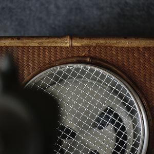 Chinese retro style bamboo mat charcoal <b>stove</b>, suitable for brewing tea around a fire, home tea room <b>stove</b> - Product Image 4