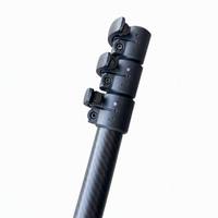 ASEK Perche télescopique légère en fibre de carbone/fibre de verre de 20 pieds pour bateaux, ombrage/bâche