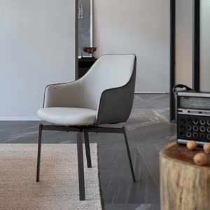 Commercio all'ingrosso di Disegno di Mobili Da Soggiorno Nordic DELL'UNITÀ di elaborazione di Cuoio Moderna Girevole di Lusso Da Pranzo <span class=keywords><strong>Sedie</strong></span> - Product Image 5
