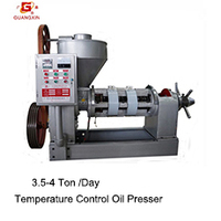Machine d'extraction automatique de haute qualité Guangxin pour huile de moutarde, sésame noir, arachide, soja, noix et amande - Pressée à froid, certifiée ISO