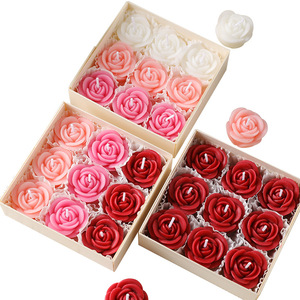 Vela Aromática 3D con Aroma a Rosa y Peonía, Hecha a Mano, sin Humo, para Cumpleaños, San Valentín, Pedidas de Mano, Decoración, Venta al por Mayor - Product Image 5