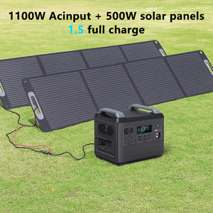 Station d'alimentation portable 2048Wh 2000W rechargeable par énergie solaire, batterie de secours extérieure, idéale pour le camping, les voyages et les situations d'urgence - Product Image 3