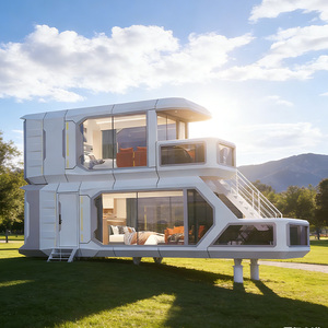 Casa Cápsula Espacial Grande de Dos Pisos, Personalizable, Ecológica, Oficina Modular Tipo Cápsula, Insonorizada, Prefabricada, Cuadrada - Product Image 1