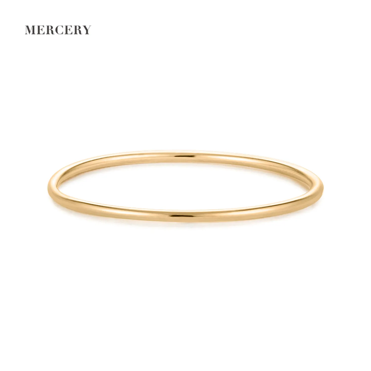 Mercery Jewelry Best Selling Classics Design Eternity Ring Gold Jewelry Women Gift Minimalist Style 14K Gold Ring