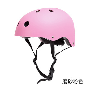 Casco de ciclismo ajustable para niños, color sólido, con ventilación, para deportes al aire libre - Product Image 4