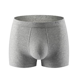 306 मुक्त नमूना कस्टम लोगो छोटे मूक कम्बेड वाले पुरुषों के लिए कपास के लुभावनी खेल बॉक्सर - Product Image 2