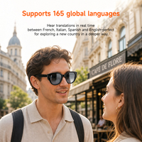 Lunettes intelligentes tendance à monture œil-de-chat avec IA, traduction en temps réel, conversation vocale, lecture de musique et appels téléphoniques