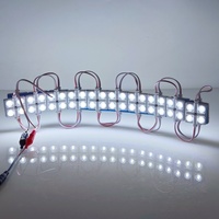 Module LED à injection CC 12V étanche IP67/IP65, PCB en alliage, 4 LED 2W 160-180 lumens SMD 2835, lentille de rétroéclairage, certifié RoHS