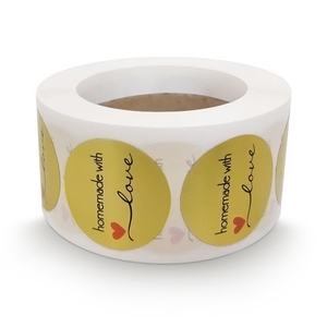 Autocollants adhésifs personnalisés floraux de remerciement, étiquettes imprimées sur mesure pour petites entreprises, étiquettes en papier imperméables pour cadeaux et artisanat - Product Image 4