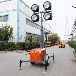 Torre di Illuminazione Mobile 7M per Lavori all'Aperto/Illuminazione di Emergenza, Attrezzatura Industriale per Costruzioni - Product Image 1
