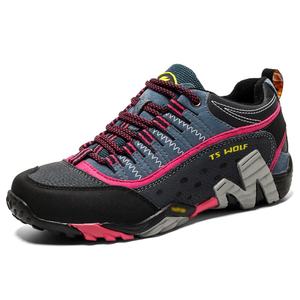 Scarpe da Trekking Leggere in Vera Pelle per Uomo e <span class=keywords><strong>Donna</strong></span> Antiscivolo per Sport all'Aperto Viaggi Arrampicata Resistenti all'Usura Autunno Inverno - Product Image 3