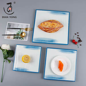 12 بوصة جودة عالية للفنادق البلاستيكية شعار مخصص طباعة الطعام مطعم أطباق تقديم الحلوى - Product Image 3