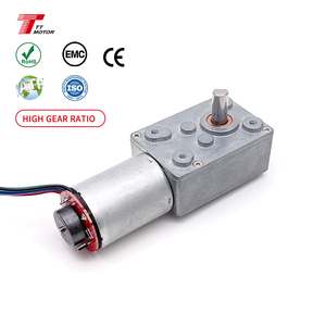 Mô-men xoắn cao rpm Thấp Nhỏ Micro điện Worm hộp Số động cơ ổ đĩa 6V 12V 24V 370 không chổi than BLDC Worm Gear DC động cơ - Product Image 1