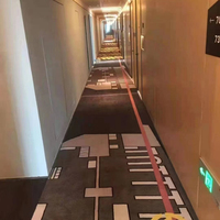 Hotel de 5 estrellas Axminster Impresión personalizada Pasillo de pared a pared Hall Hotel Lobby Alfombra