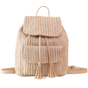 2021new Arrivals Personalized Vintage Outdoor Casual Tote <strong>Crotchet</strong> Paper Straw <strong>Bags</strong> - Product Image 1