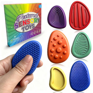 Pietre Sensoriali in Silicone Testurizzato, Giocattoli Antistress Morbidi, Pietre Anti-Ansia per Adulti, Strumenti Tattili per il Sollievo dall'Ansia - Product Image 1