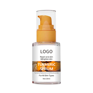 Suero Facial Hidratante y Blanqueador de Cúrcuma con Té Verde Orgánico Natural, Vitamina E, Glicerina y Ácido Hialurónico, Marca Privada OEM - Product Image 6