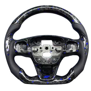 Pour les modèles <span class=keywords><strong>Ford</strong></span> ST 2020-2024, compatible avec Focus MK4 Active Fiesta <span class=keywords><strong>Puma</strong></span>, volant personnalisé élégant en fibre de carbone véritable avec chauffage - Product Image 1