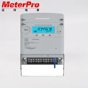 Compteur intelligent d'électricité triphasée avec transformateur