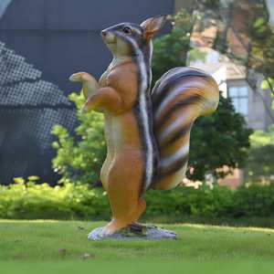 FRP ardilla marmota estatuas realistas duraderas hechas a mano artesanía estética arte decoración Patio jardín terraza escultura - Product Image 5