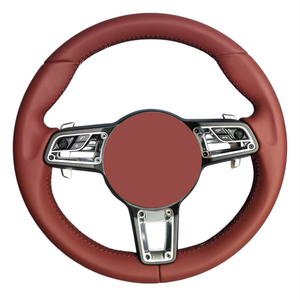 Volante Deportivo Beige para <span class=keywords><strong>Porsche</strong></span> Panamera, Cayenne, Macan, Cayman, <span class=keywords><strong>Boxster</strong></span>, 718, 911, 987, 958, 991.2, 971.2, 997.1. Modificación. - Product Image 4