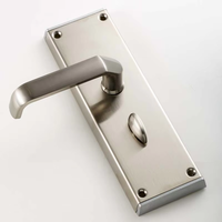Système de contrôle d'accès intelligent pour hôtel avec serrure de porte en bois, construction en acier inoxydable, déverrouillage par carte à puce et clé mécanique, garantie de 2 ans