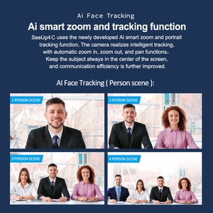 Cámara Web 3 en 1 con Cámara 4K, Micrófono, Altavoz, Zoom Inteligente con IA y Seguimiento Automático, Conexión USB, Plug and Play - Product Image 5