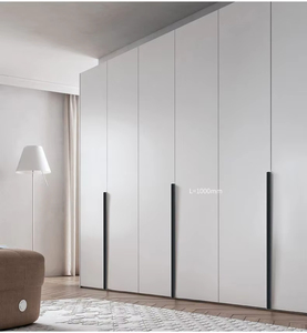 Modern No Punch Aluminum Alloy Cabinet <b>Knob</b> Anti-Theft <b>Furniture</b> <b>Handle</b> for Wardrobe Dresser Kitchen Bedroom Easy Installation - Product Image 5