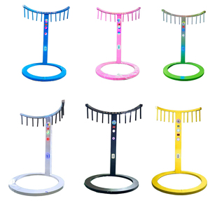 Gioco di coordinazione occhio-mano in metallo per allenamento e intrattenimento, con bastoncini e anelli cadenti, per sfida di reazione rapida per bambini - Product Image 1