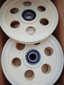 Grande Diâmetro Preto <span class=keywords><strong>Nylon</strong></span> Roda e Produtos Durável Plástico <span class=keywords><strong>Nylon</strong></span> Polia e Rosca Roda <span class=keywords><strong>Nylon</strong></span> Produtos - Product Image 6