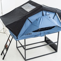 Utdoor-toldo abierto para techo de coche, carpa plegable con carcasa dura