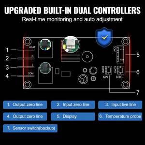 Presse à chaud Vevor pour tasses de 30 oz, transfert par sublimation, plaque ronde, électrique 220 V, semi-automatique, usage commercial - Product Image 6
