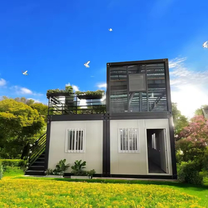 Modern Prefabricated Container <b>Houses</b> Mobile Home Living Detachable Tiny <b>House</b> Apartment Office Fireproof Assembled Midcentury - Product Image 1
