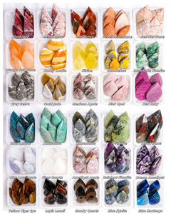 Ornamenti in Pietra di Quarzo Trasparente a Goccia all'Ingrosso, Quarzo Levigato per Decorazione Casa - Product Image 5