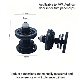 FOR Volkswagen And Audi <b>Car</b> Door Panel <b>Clips</b> 7L6868243 Plastic Expansion Fasteners For Interior Trim Repair Replacement - Product Image 3