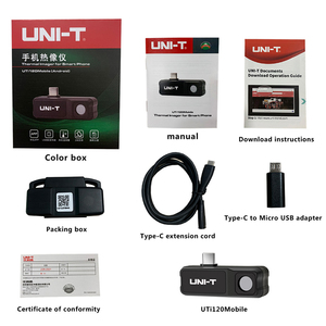Caméra d'imagerie infrarouge UNI-T UTI120M 10800 pixels, compatible avec les téléphones Android, enregistrement vidéo Type-C, thermographie USB OEM UTI1 - Product Image 6