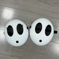 Masque Shy Guy Game Bros pour Cosplay, Masques en Plastique Amusants Unisexe, Masque Shy Girl, Accessoires de Déguisement pour Fête d'Halloween et Carnaval