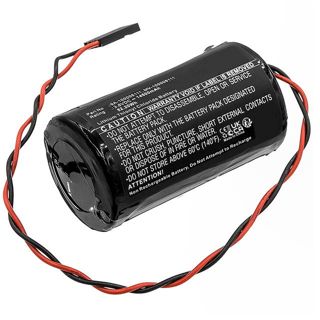 3.6V 14500mAh 52.20Wh Battery for Cameron Nuflo9A-100005111 LS33600-CN1 MV-100005111 MC-III Plus EXP Flow Analyzer