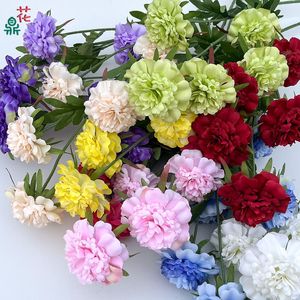 Flores de Seda de Colores Mixtos, Flores Artificiales Realistas para Decoración de Bodas - Product Image 1