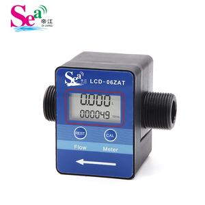 1/2 ''3/4'' ZJ-LCD-O5OFZAT/06ZAT modul Digital pengukur aliran gigi untuk bahan bakar Diesel minyak kedelai 1% akurasi turbin pengukur aliran susu - Product Image 3