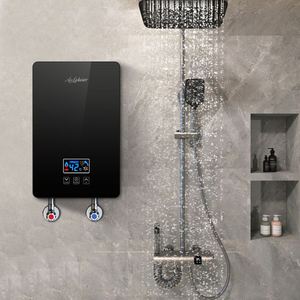 Calentador de agua eléctrico para uso en ducha Control táctil de acero inoxidable Ahorro de energía Hotel y uso doméstico - Product Image 3