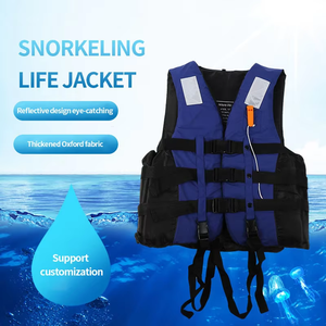 مخصص عاكس النيوبرين الكبار مع الملحقات صافرة للإبحار القوارب القوارب سترة سلامة الطفو عالية - Product Image 3