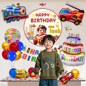 รถ<span class=keywords><strong>เด็ก</strong></span>ผู้ชายอายุ 2-3 ขวบ, ลูกโป่ง, ของตกแต่งบรรยากาศงาน<span class=keywords><strong>วัน</strong></span>เกิด<span class=keywords><strong>เด็ก</strong></span>, การจัด<span class=keywords><strong>ฉาก</strong></span>, <span class=keywords><strong>ฉาก</strong></span>หลังติดผนัง - Product Image 1